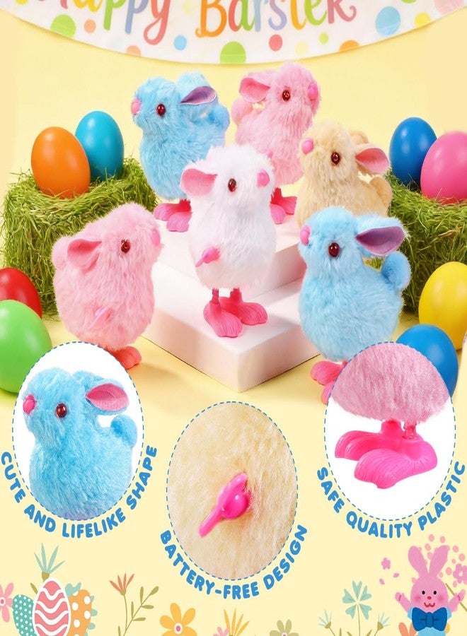 Vellibring 12 Pcs Easter Eggs with Jumping Bunny Wind Up Toys 4 Colors Hopping Windup Toy for Kids Boys Girls Easter Egg Hunt Basket Party Favors Goody Bag Fillers Presents - Image 3