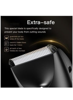 PRIMO PLUS Body Trimmer for Men, Groin and Body Grooming, Electric Ball Trimmer Pubic Trimmer Showerproof Wet/Dry Body Shaver Groomer for Sensitive Areas  - Image 3