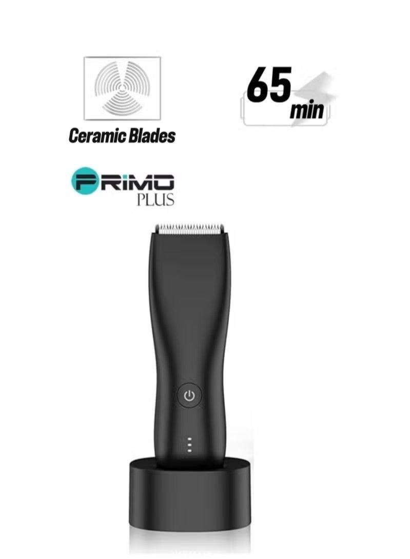 Body Trimmer for Men, Groin and Body Grooming, Electric Ball Trimmer Pubic Trimmer Showerproof Wet/Dry Body Shaver Groomer for Sensitive Areas - Image 2