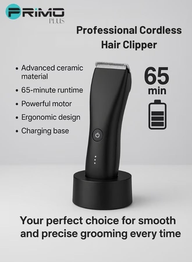 Body Trimmer for Men, Groin and Body Grooming, Electric Ball Trimmer Pubic Trimmer Showerproof Wet/Dry Body Shaver Groomer for Sensitive Areas - Image 4