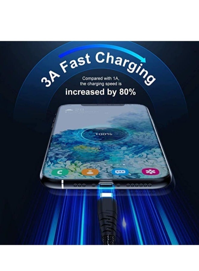 USB Type C Fast Charging Cable 2M 3A Fast Power Data Deliver Premium Nylon Compatible With Samsung Galaxy S21 S10 S9 S8 S20 Plus A3 A5 Note 20 10 Huawei P30 P20 Lite Mate 20 Pro - Image 2