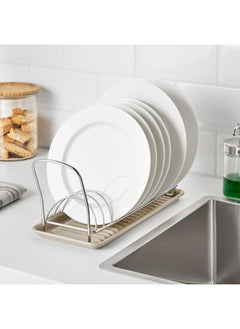Zaboon Dish drying rack, stainless steel, 12x32 cm  - Image 2