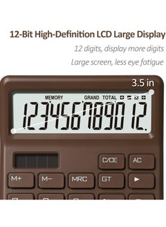 Oasisgalore Standard Graphing Calculators 12 Digit, Scientific Basic Calculator with Lcd Perfect for Home, Office,and School  - Image 3