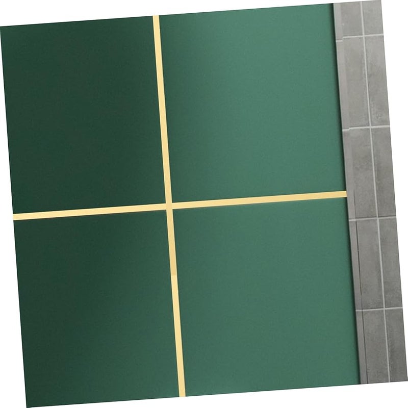 شريط جدار مرن ذهبي ذاتي اللصق للواجهات الخلفية، قوالب زوايا قابلة للتقشير واللصق - Image 5