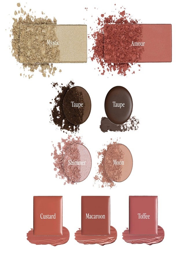 Billion Dollar Brows bdb Beauty Box - Magnetic Makeup Palette with Mirror, Eyeshadow, Lipstick, Blush Powder and Highlighter, Trend Setter - Image 3