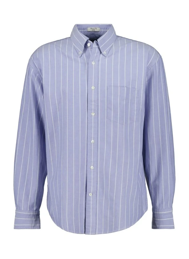 غانت Gant Relaxed Fit Striped Heritage Oxford Shirt
