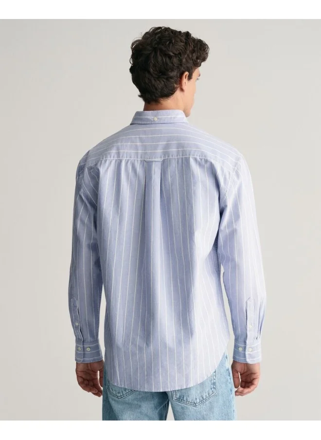 غانت Gant Relaxed Fit Striped Heritage Oxford Shirt