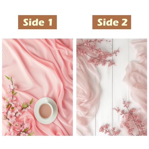 HomeArt 2 Sheet 2 in 1 Product Photography Backdrop 3D Flat Lay Tabletop Double-Sided 20x29 Photo Background PVC Wrinkle Free for Small Products Food, Cosmetics Shoot (Combo 5) - Image 4