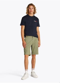TOMMY JEANS Men's Back Logo Crew Neck T-Shirt - Cotton, Blue  - Image 4