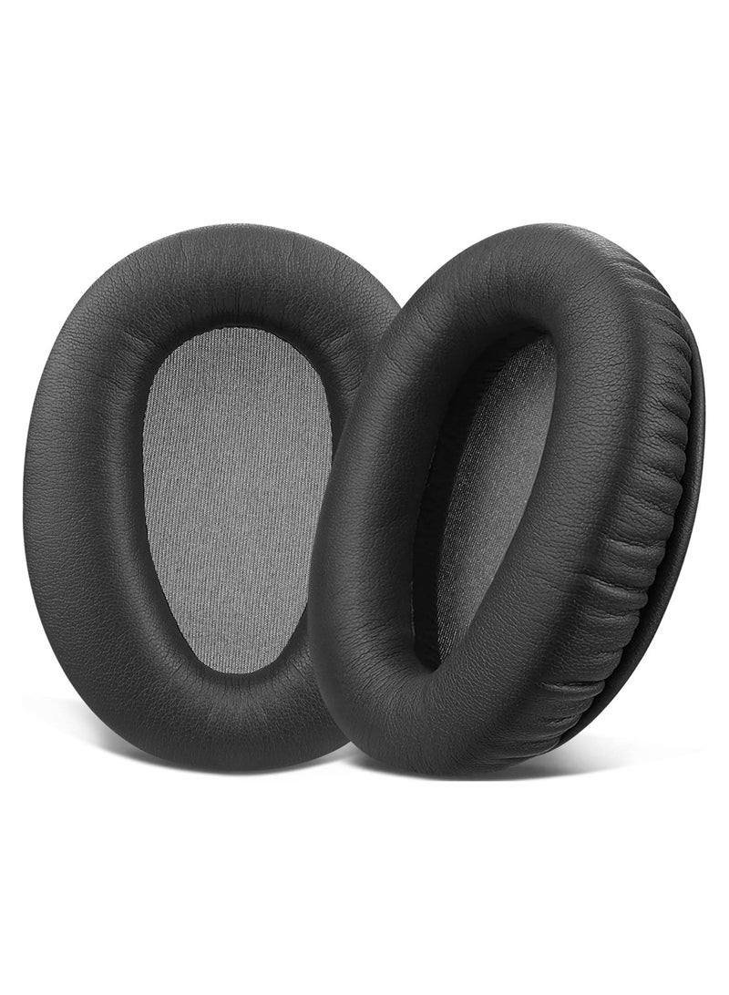 Replacement Ear Pads Cushions for Sony WH-CH700N/WH-CH710N/WH-CH720N/MDR-ZX770/MDR-ZX780,Protein Leather Memory Foam Earpads for MDR-10R Over-Ear Headphones,Black  - Image 2