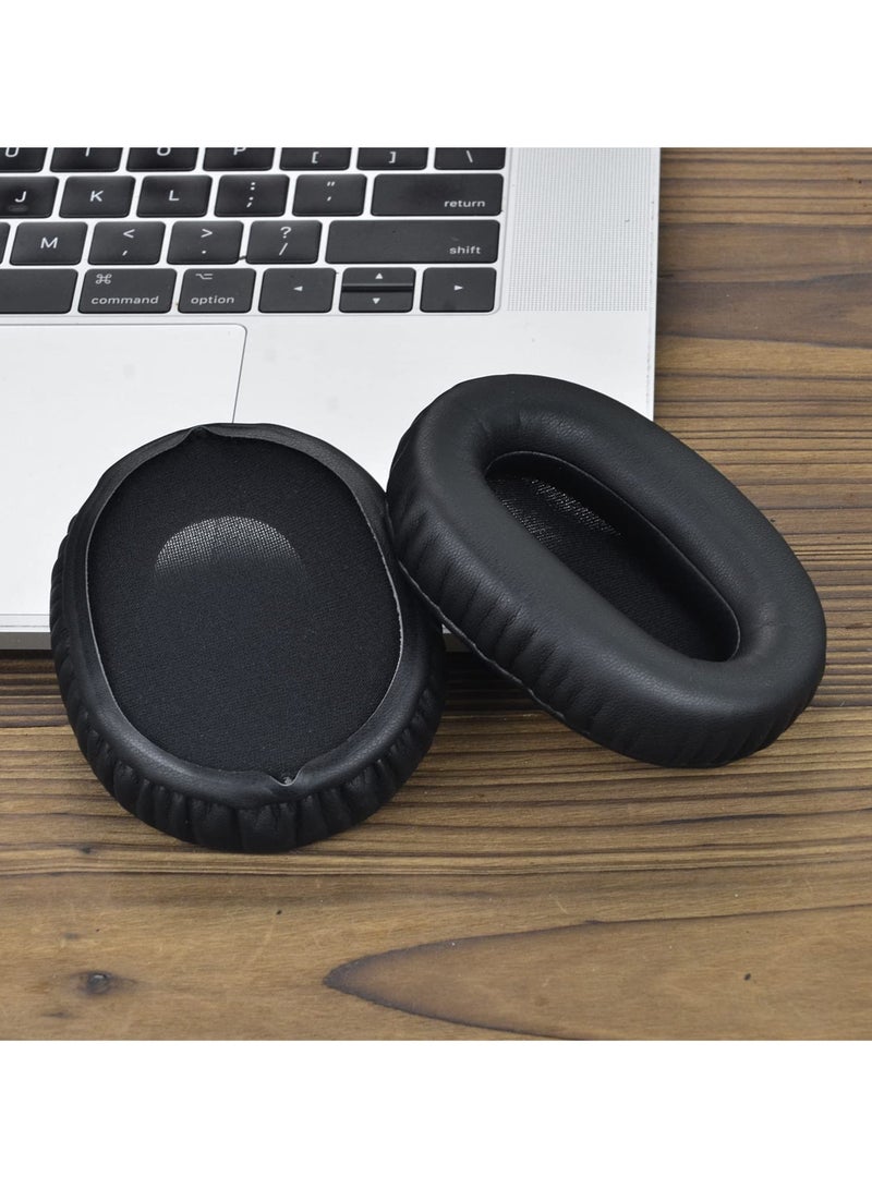 Replacement Ear Pads Cushions for Sony WH-CH700N/WH-CH710N/WH-CH720N/MDR-ZX770/MDR-ZX780,Protein Leather Memory Foam Earpads for MDR-10R Over-Ear Headphones,Black  - Image 5