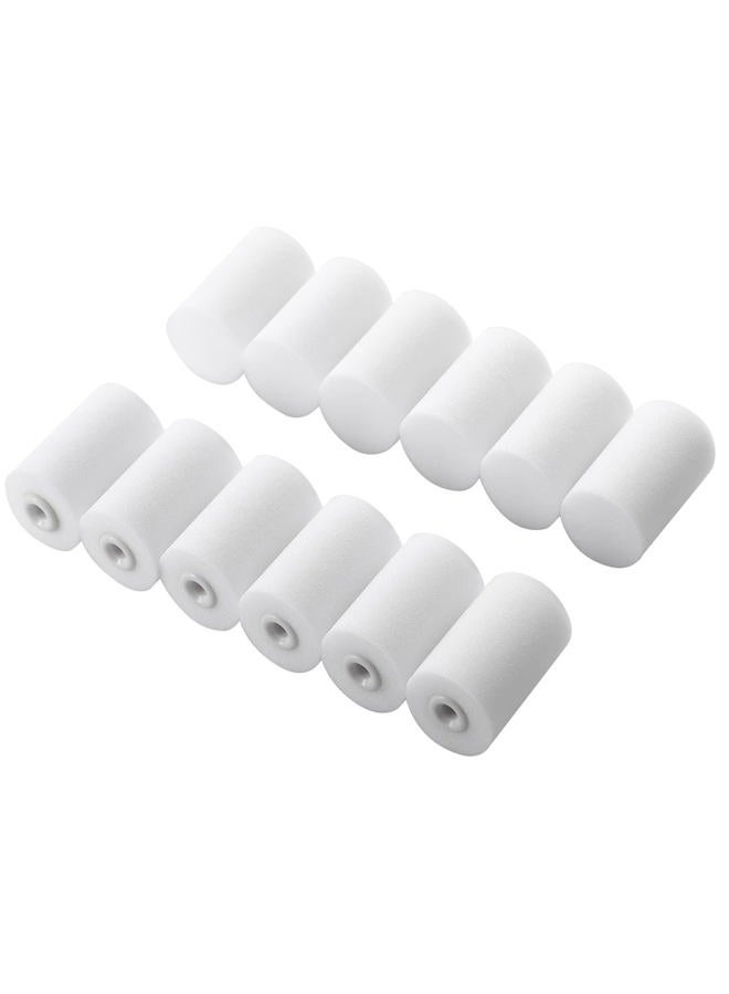 KUPOO Foam Paint Roller, Sponge Paint Roller Sleeve, High Density Foam Mini Roller Covers,2", Pack of 12 - Image 1