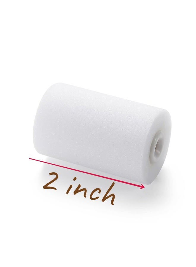 KUPOO Foam Paint Roller, Sponge Paint Roller Sleeve, High Density Foam Mini Roller Covers,2", Pack of 12 - Image 2