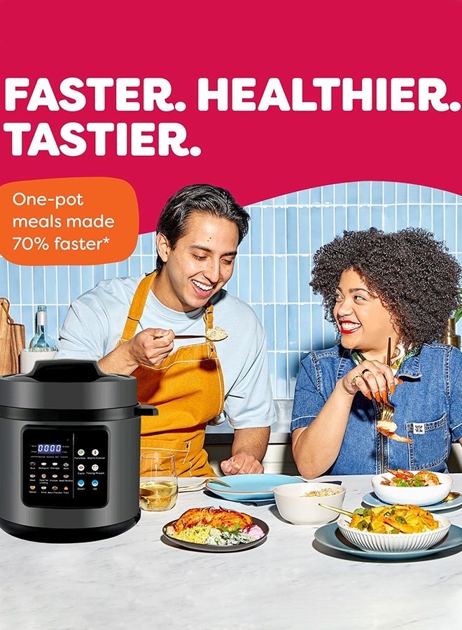 AiQi 8L Smart Electric Pressure Cooker | 12 Preset Functions | Touch Control & LED Display | Multi-Cooker with Accessories & 24H Timer - Image 5