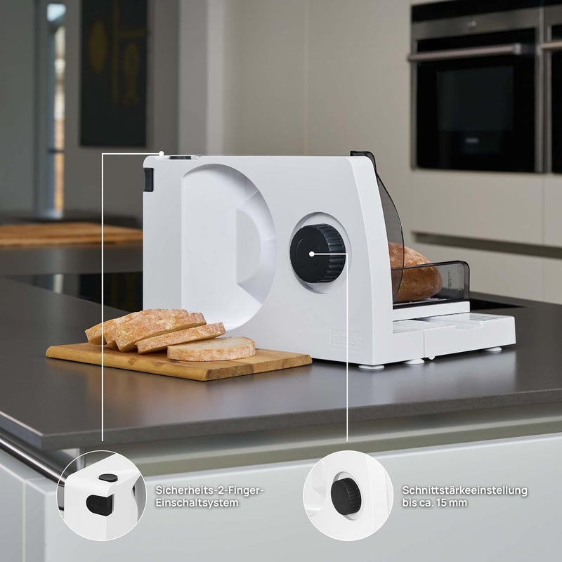 Ritter markant 7 Folding Electric All-purpose and Bread Slicer with Knife Protection - Image 4