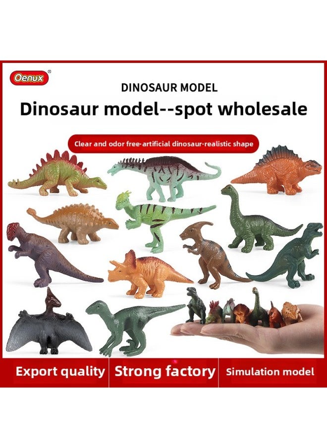 Generic - Cognitive Simulation Mini Dinosaur Set Model Pterosaur Stegosaurus Triceratops Spinosaurus Diplodocus Tyrannosaurus Rex-Color:Zz Deep Sea Fish 6 Styles Set + Jct [py] Mini Dolphin 6 Styles - Image 1