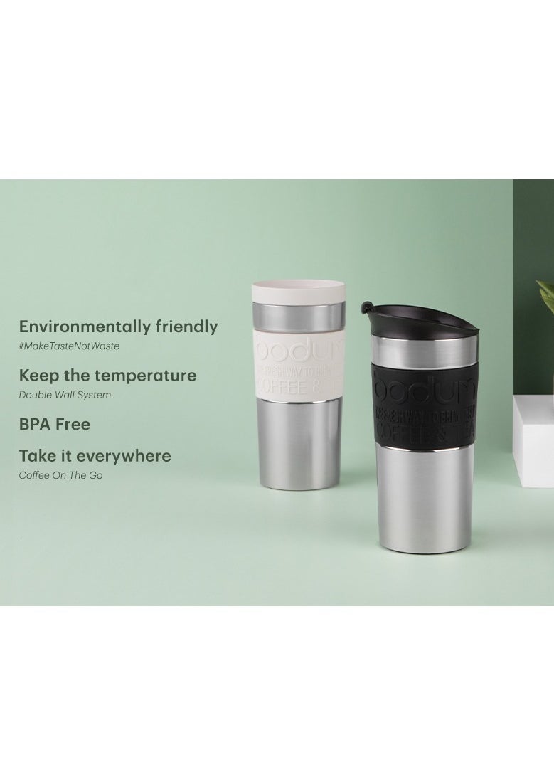 Travel Mug, White , 0.35 Litre, Stainless Steel - pzsku/ZCFD824F6D3115AB1301FZ/45/_/1719306807/592681cd-75a7-44a7-ae73-c95dc01f6756