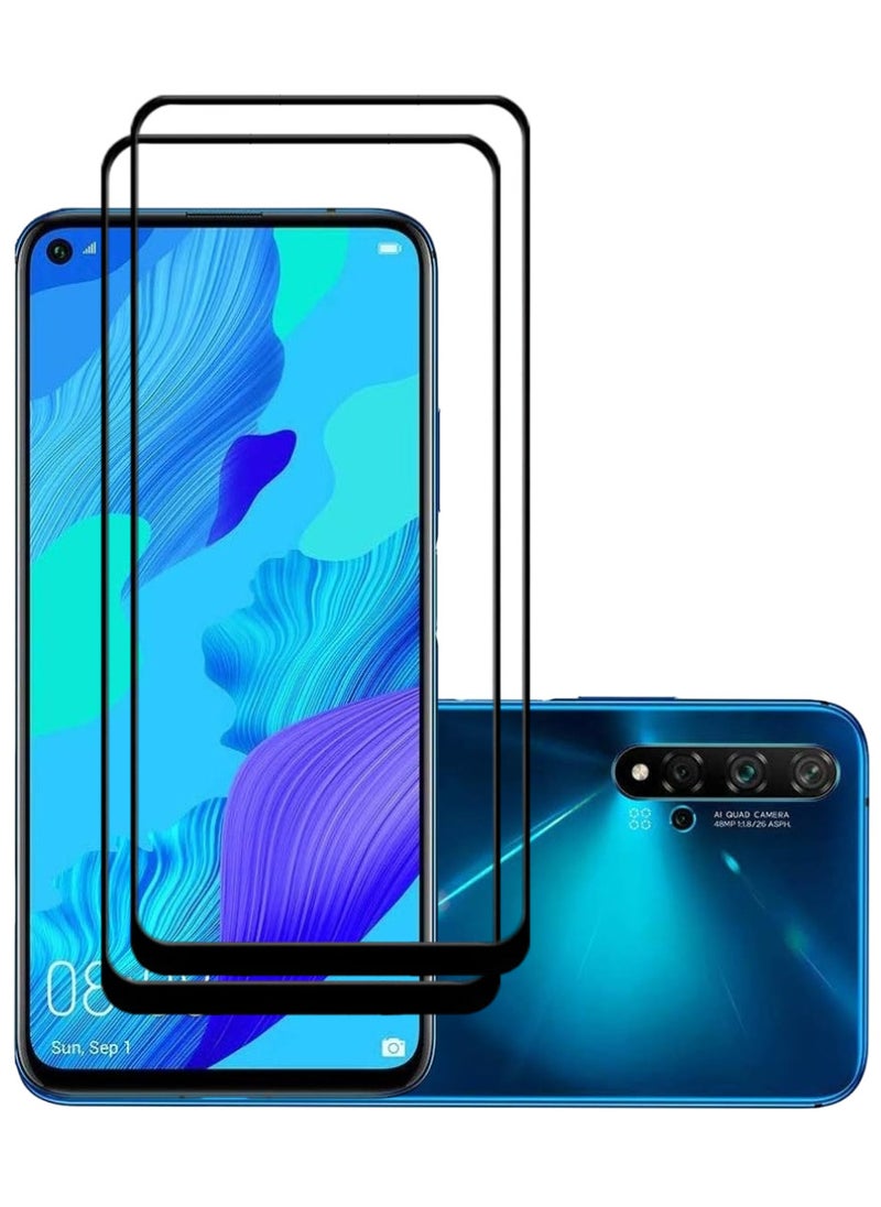 ACLIX 2 Pieces Antistatic ESD Dustproof Premium Quality High Definition Tempered Glass Screen Protector Designed For Huawei nova 5T - Image 1