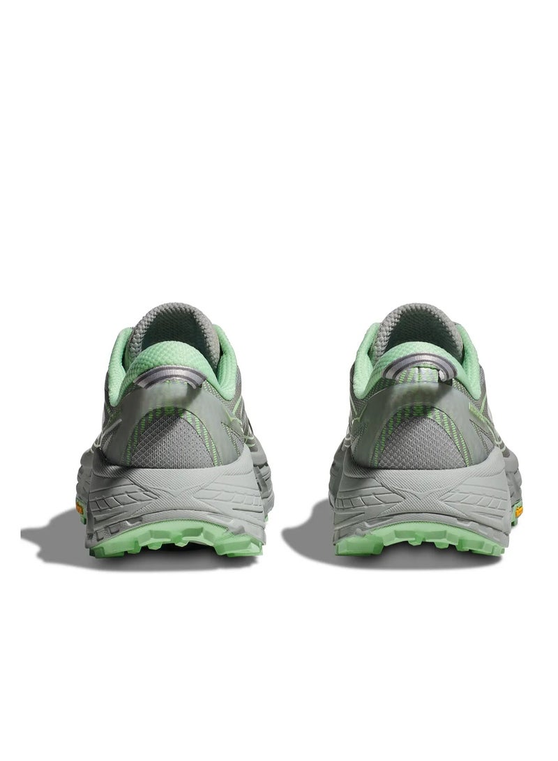 Hoka One One Mafate Speed 2 Outdoor Running Shoes Grey/Green For Men/Women - Image 5