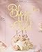 AHAORAY Bless This Child Cake Topper Gold Glitter Chlid Christening Cake Decoration Supply Smash Cake Topper for First Holy Communion PartyBaby Shower Baptisim Cake Toppe - Image 3