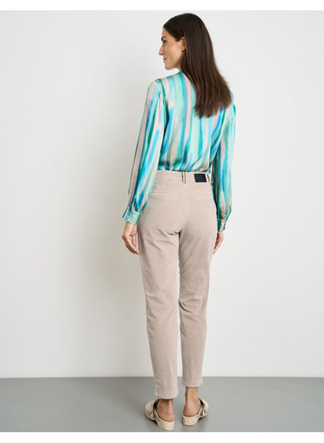 GERRY WEBER 7/8-length trousers made of soft stretch cotton  - Image 4