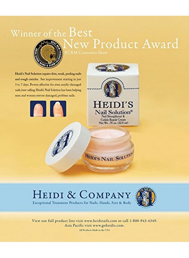 HEIDI'S Nail Strengthener And Cuticle Repair Creme 0.75 Ounce - Image 2