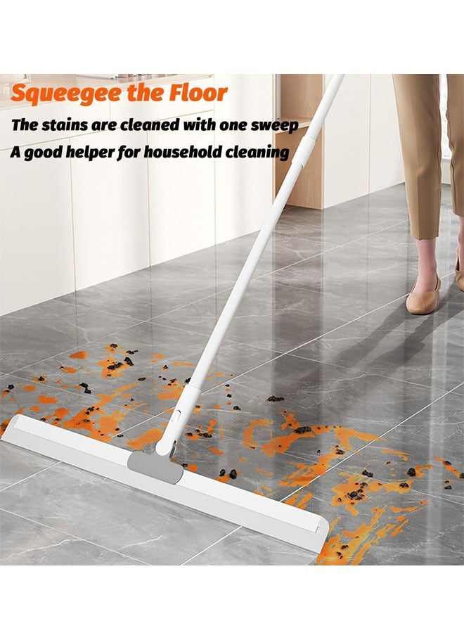 Beauenty Floor Squeegee, Floor Squeegee Household Magic Broom, Hair Squeegee, Rubber Blade, Tile Shower Floor Squeegee for Bathroom - Image 2