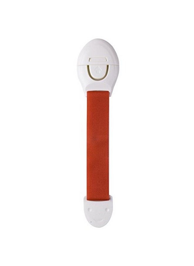 Kuhu Creations - Kids Safety Lock For Drawer Fridge Cabinet And Many Other Appliances Or Furniture. (4 Units Red Nylon) - Image 1
