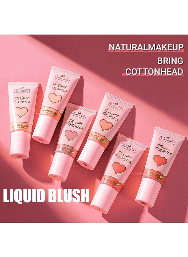 ديمشو تركيبة كريمية سوائلة ، رأس إسفنجي كبير الرأس ، ملمس بشرة مخملي ، شفاه وخدين للاستخدام المزدوج ، ترطيب ، سهل التلوين # 01 كعكة حب غير لامعة - Image 3