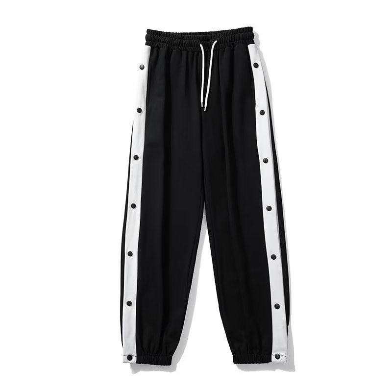Generic Mens NBA Snap-Off Basketball Pants Black - Image 1