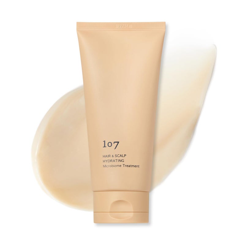 107 علاج ترطيب الشعر وفروة الرأس الميكروبيوم، علاج ترطيب الشعر وفروة الرأس، جينسنغ، كافيين، وبيوتين، يساعد في تهدئة انزعاج فروة الرأس، (6.08 أونصة سائلة) - Image 1