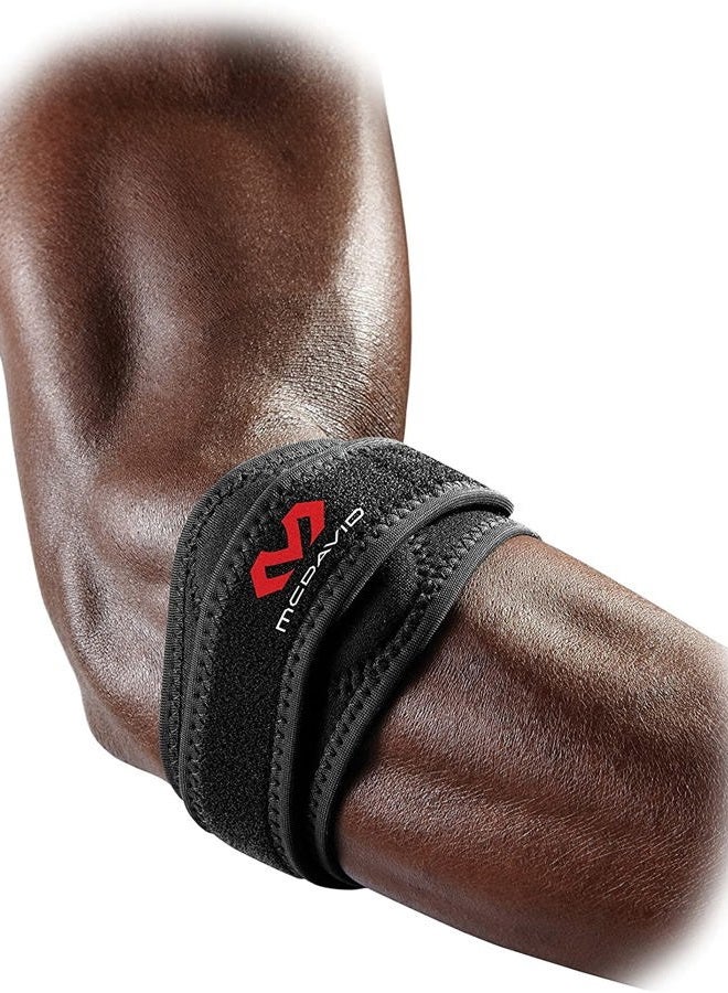 Mcdavid Men's Band Dual Pad Elbow Support-Black, Small - Image 1