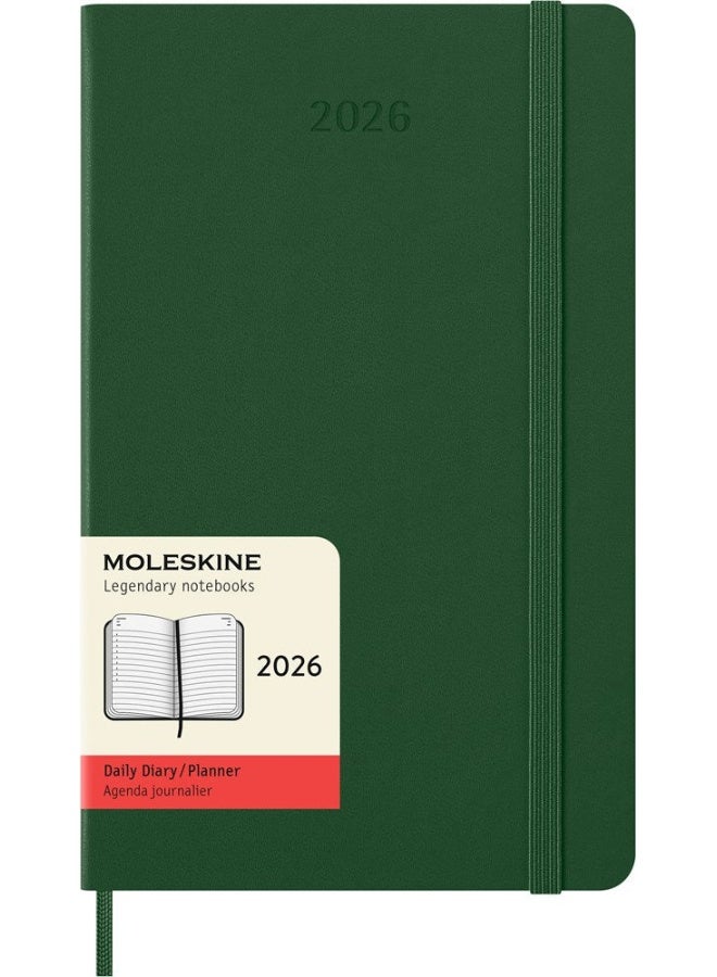 Moleskine: 12M Daily Large Myrtle Green Hard