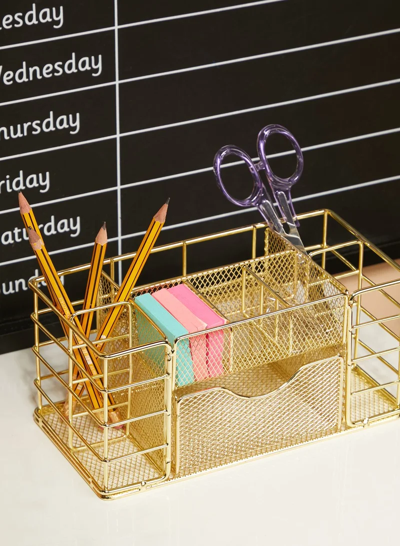 AURORA Gold Stationery Storage Holder