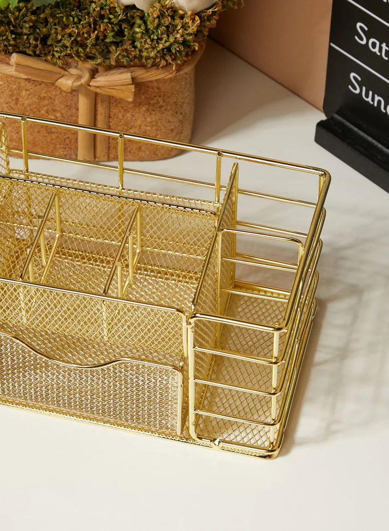AURORA Gold Stationery Storage Holder