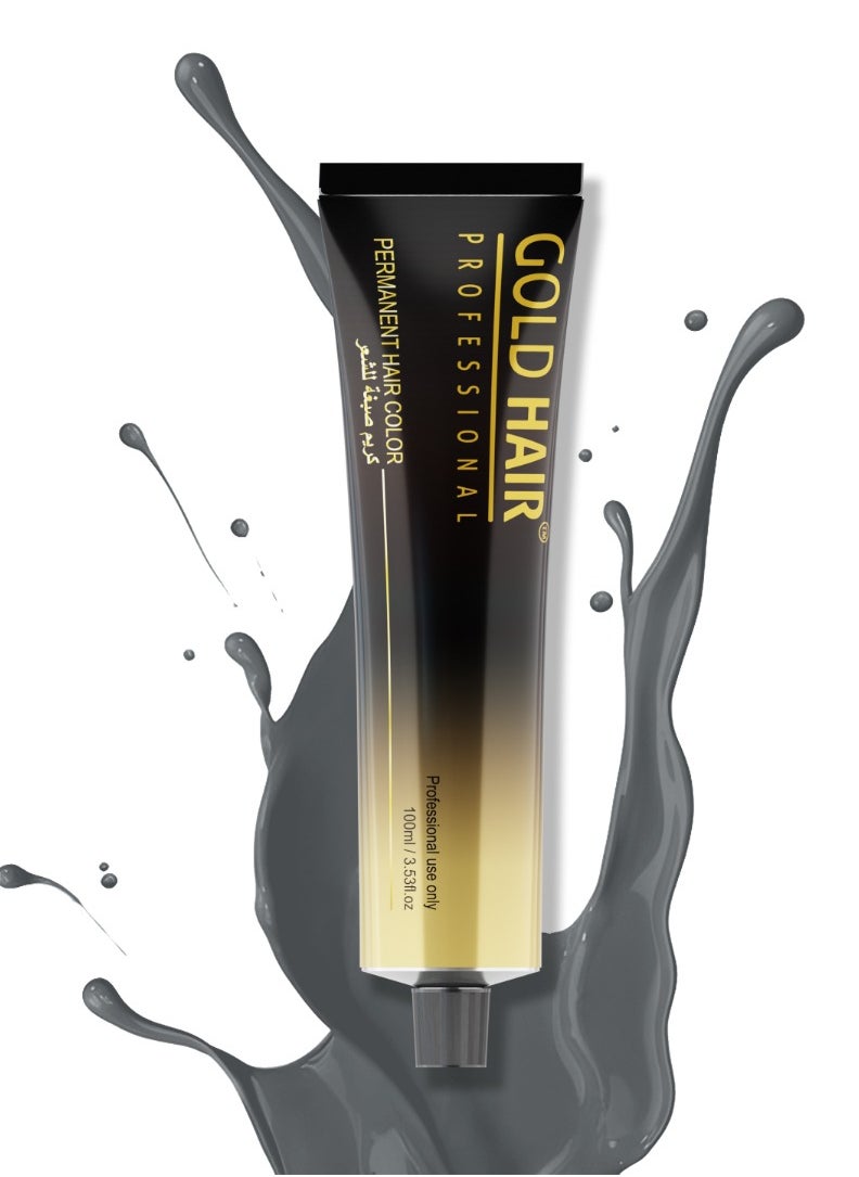 GOLD HAIR - Permanent Color 100ml Ash Natural Blond 7.1 - Image 1