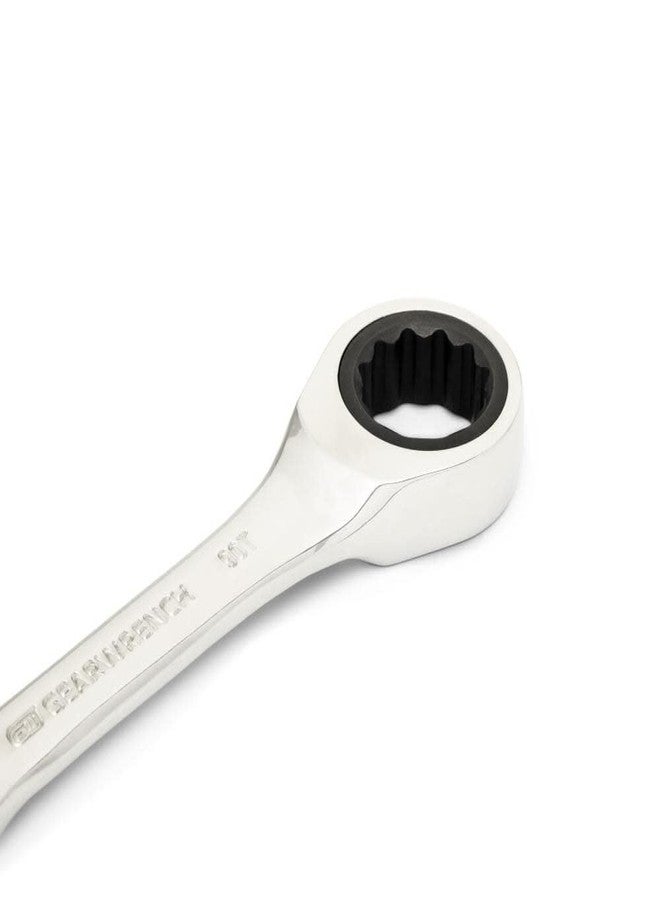 GEARWRENCH 9/16" 90-Tooth 12 Point Stubby Combination Ratcheting Wrench | 86854 - Image 4