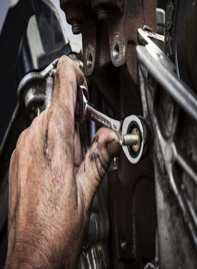 GEARWRENCH 9/16" 90-Tooth 12 Point Stubby Combination Ratcheting Wrench | 86854 - Image 5