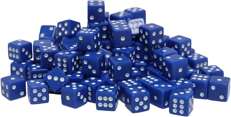 WE Games Square Cornered Dice - 100 Pack – wood-expressions - Image 1