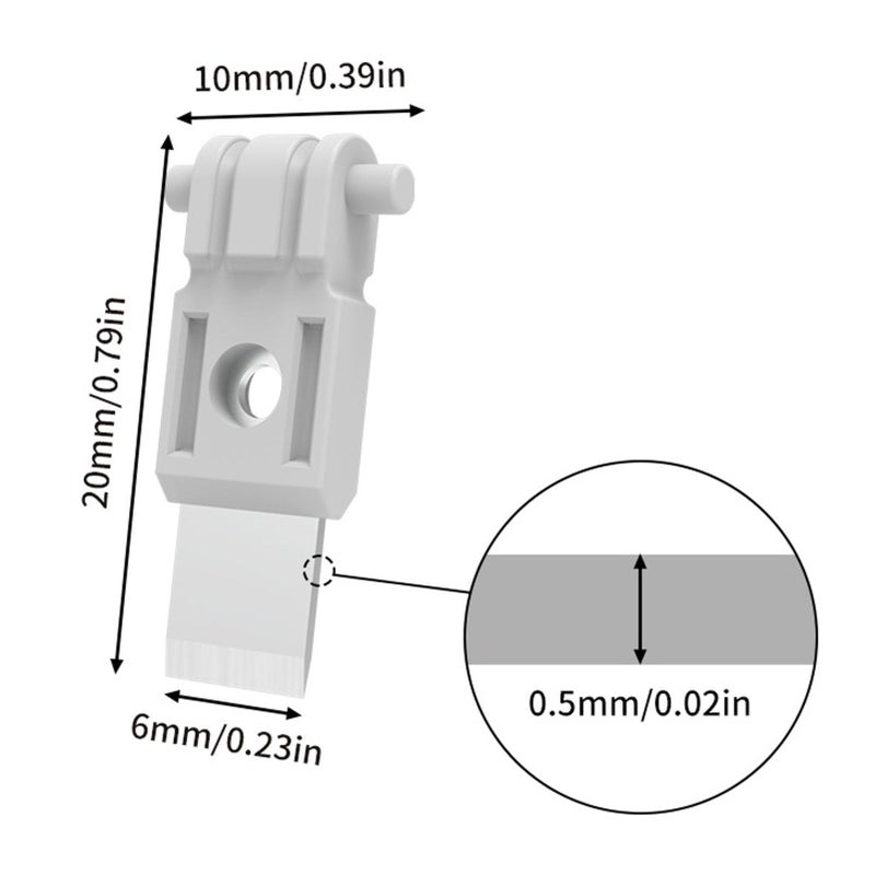 9 Pieces Filament Cutter Replacement Kit For Lab X1 P1S P1P A1 A1 Mini 3D Printers ABS Casing Tool Head Scraper With Storage Box - Image 4