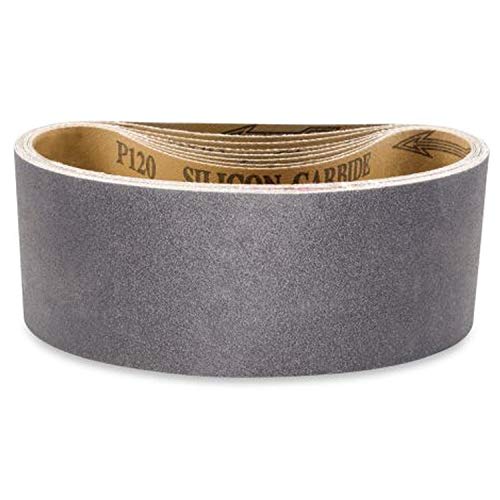 Red Label Abrasives 3 X 21 Inch 24 Grit Silicon Carbide Sanding Belts, 8 Pack - Image 1