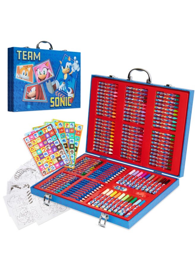 Sonic The Hedgehog Art Set For Kids With 137 Pcs, Art Supplies - Gifts For Boys  - Image 1