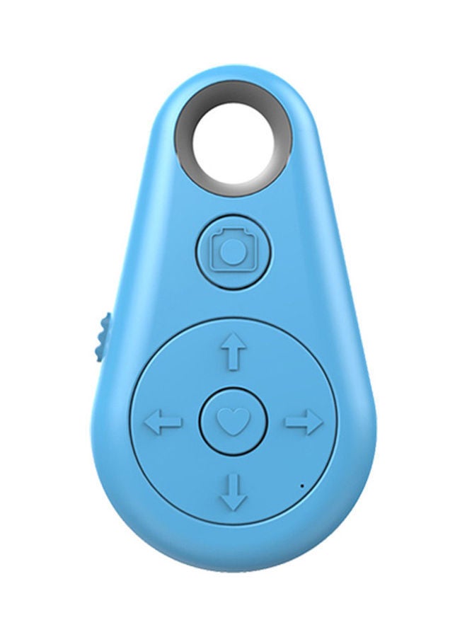 NIBEMINENT Portable Mini Wireless Bluetooth Selfie Camera Shutter Remote Control for Phone Blue - Image 1