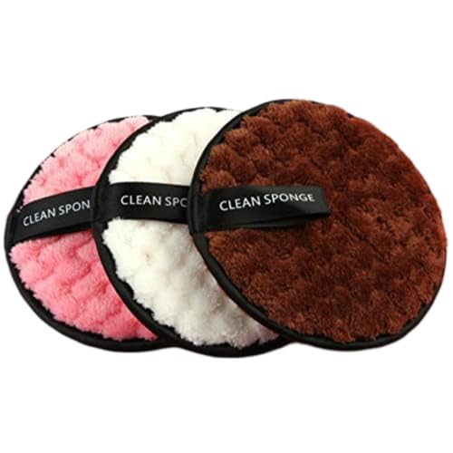 HARSHLOVE HARSHLOVE Reusable Makeup Remover Pads Washable Cotton Puffs for Gentle DoubleSided Face Cleansing Set of 4PCS  - Image 1