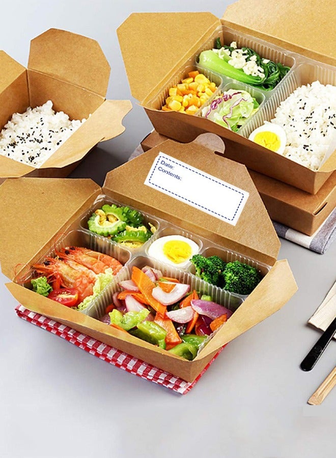 150 Pieces Removable Freezer Labels Food Date Labels Food Storage Stickers for Food Containers Jars Kitchen Restaurant Storage Organization