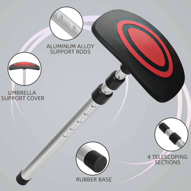 LOVACE Golf Travel Bag Support System, Golf Club Travel Protection Kit (Red) - Image 3