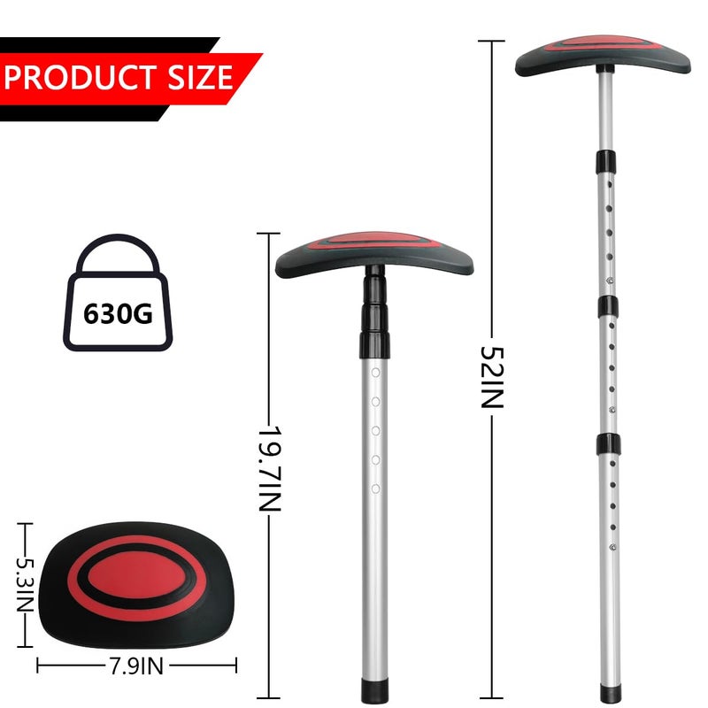 LOVACE Golf Travel Bag Support System, Golf Club Travel Protection Kit (Red) - Image 2