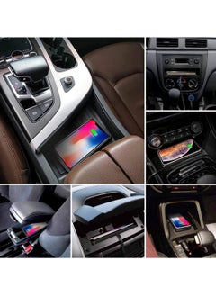Generic 10W Fast Wireless Car Charger with Secure Anti-Slip Silicone Grip iPhone & Android Compatible  - Image 4