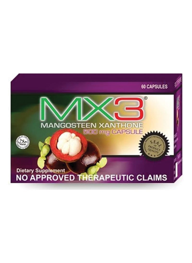 MX3 - MX3 Capsule (Mangosteen Capsule) 60caps - Image 1