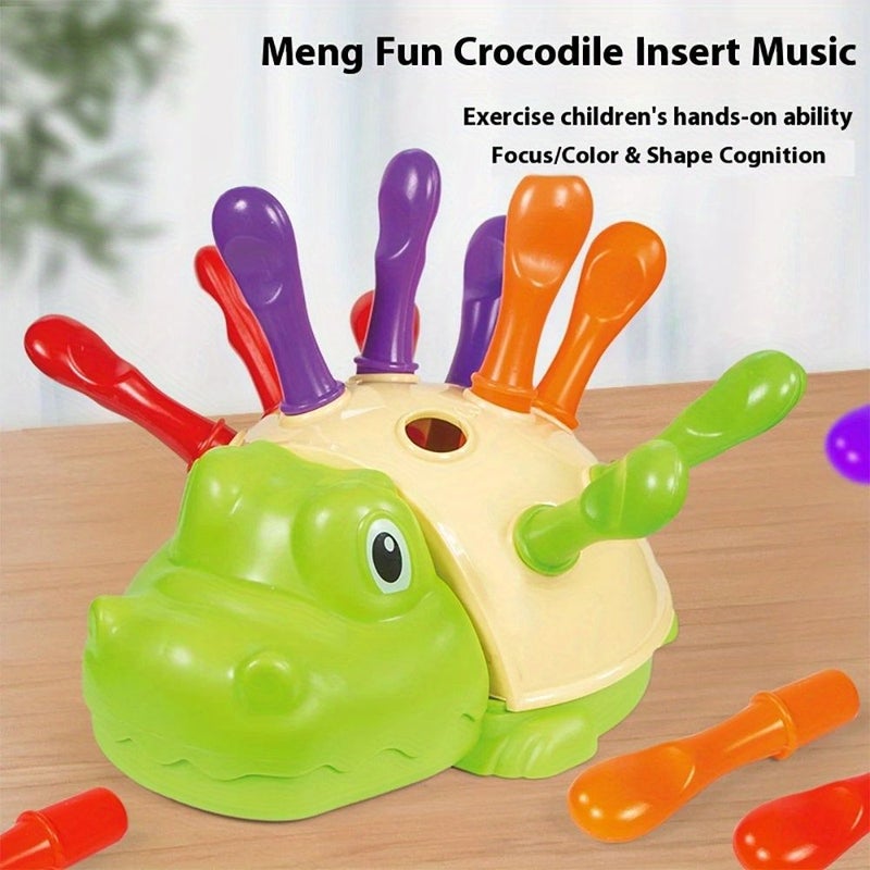Green Hedgehog Toddler Educational Sensory Motor Skills Travel Toys For Baby Preschooler - Image 5